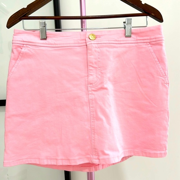 New Lilly Pulitzer SKORT pink zip front